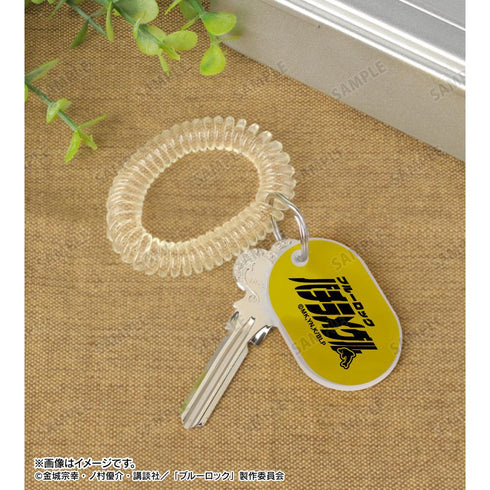 『ブルーロック』蜂楽 廻 ネームデザイン ロッカーキー風アクリルキーホルダー