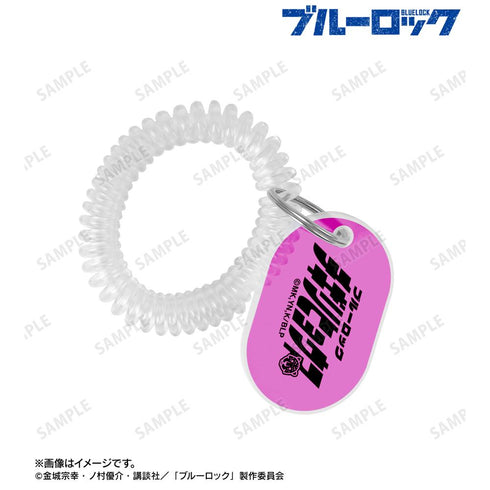『ブルーロック』千切 豹馬 ネームデザイン ロッカーキー風アクリルキーホルダー