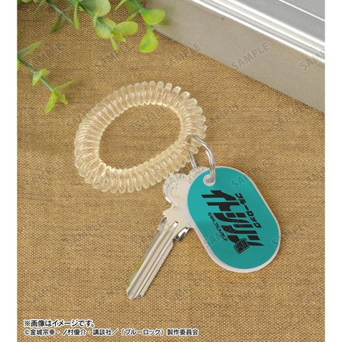 『ブルーロック』糸師 凛 ネームデザイン ロッカーキー風アクリルキーホルダー【202512再販】