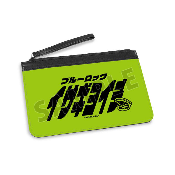 『ブルーロック』潔 世一 ネームデザイン PUレザーフラットポーチ【202512再販】