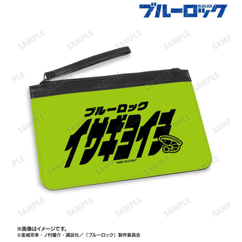 『ブルーロック』潔 世一 ネームデザイン PUレザーフラットポーチ【202512再販】