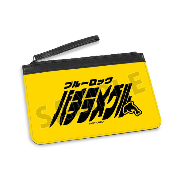 『ブルーロック』蜂楽 廻 ネームデザイン PUレザーフラットポーチ【202512再販】
