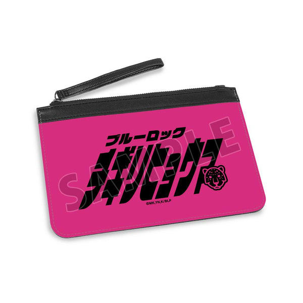 『ブルーロック』千切 豹馬 ネームデザイン PUレザーフラットポーチ【202512再販】