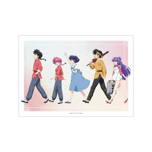 『らんま1/2』描き下ろし 集合 季節の歩みver. A3マット加工ポスター