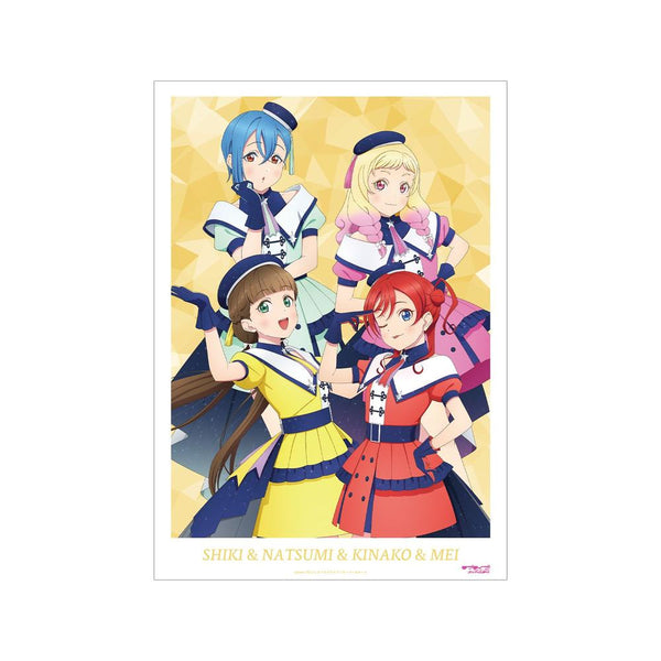 『ラブライブ!スーパースター!!』描き下ろし 2期生 スーパースター!!ver. A3マット加工ポスター【202605再販】