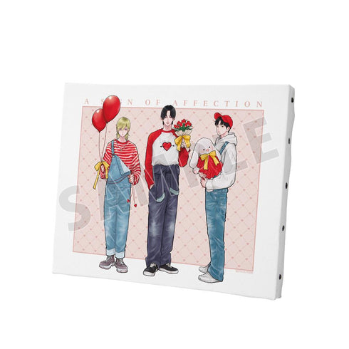 『ゆびさきと恋々』森下suu先生 描き下ろし 波岐 逸臣&芦沖 桜志&伊柳 心 SPRING GIFTver. キャンバスボード【202602再販】