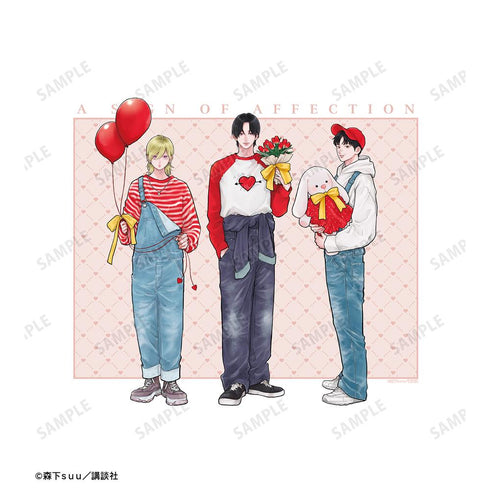『ゆびさきと恋々』森下suu先生 描き下ろし 波岐 逸臣&芦沖 桜志&伊柳 心 SPRING GIFTver. キャンバスボード