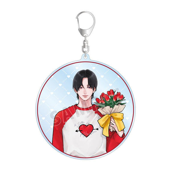 『ゆびさきと恋々』森下suu先生 描き下ろし 波岐 逸臣 SPRING GIFTver. BIGアクリルキーホルダー【202602再販】