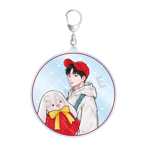 『ゆびさきと恋々』森下suu先生 描き下ろし 芦沖 桜志 SPRING GIFTver. BIGアクリルキーホルダー【202602再販】