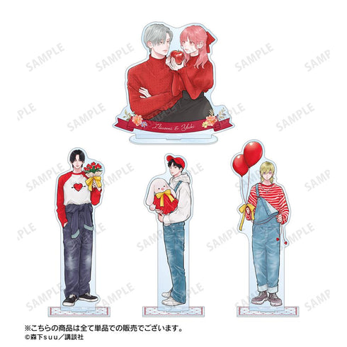 『ゆびさきと恋々』森下suu先生 描き下ろし 波岐 逸臣 SPRING GIFTver. BIGアクリルスタンド【202602再販】