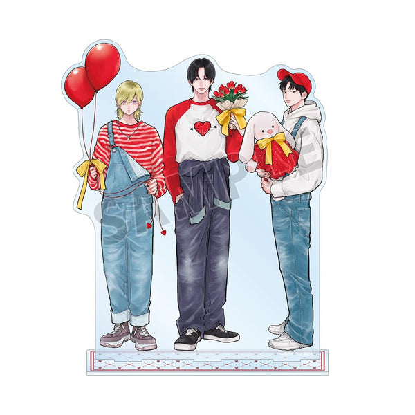 『ゆびさきと恋々』森下suu先生 描き下ろし 集合 SPRING GIFTver. BIGアクリルスタンド【202602再販】