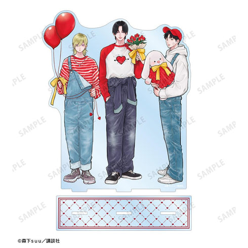 『ゆびさきと恋々』森下suu先生 描き下ろし 集合 SPRING GIFTver. BIGアクリルスタンド【202602再販】