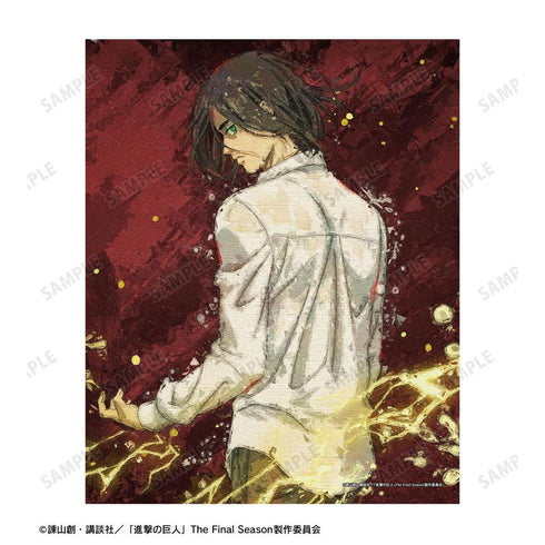 『進撃の巨人』描き下ろし エレン 戦う背中ver. grunge CANVAS キャンバスボード【202608再販】
