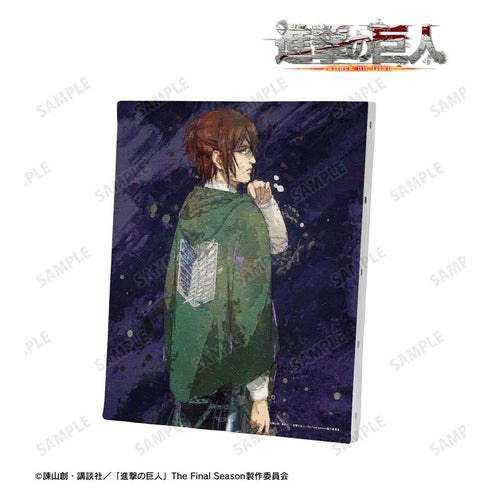 《进击的巨人》全新绘制 汉吉 “战斗中的背影”版 grunge CANVAS 画布板【202608再版】