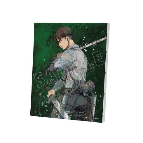 《进击的巨人》全新绘制 利威尔 战斗背影版 grunge CANVAS 画布板【202608再版】