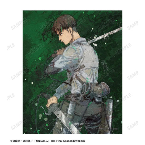 『進撃の巨人』描き下ろし リヴァイ 戦う背中ver. grunge CANVAS キャンバスボード【202512再販】
