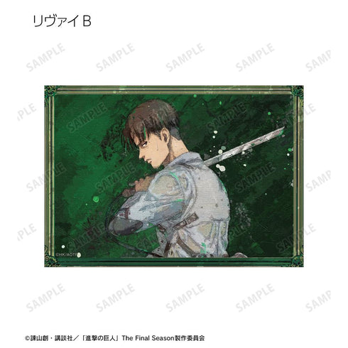 『進撃の巨人』描き下ろし 戦う背中ver. トレーディング grunge CANVAS ブロマイド(単位/BOX)