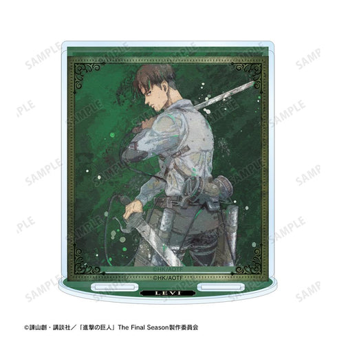 『進撃の巨人』描き下ろし リヴァイ 戦う背中ver. grunge CANVAS パーツ付きBIGアクリルスタンド【202512再販】