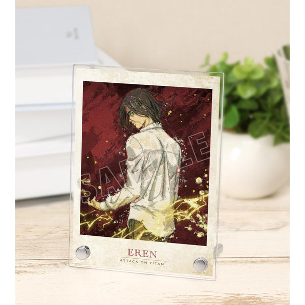 『進撃の巨人』描き下ろし エレン 戦う背中ver. grunge CANVAS A6アクリルパネル【202512再販】