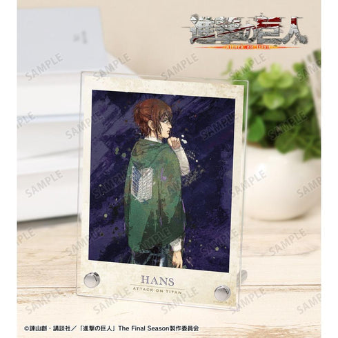 《进击的巨人》全新绘制 汉吉 战斗背影版 grunge CANVAS A6 亚克力面板【202608 再版】
