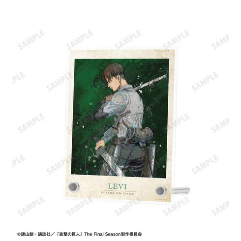 『進撃の巨人』描き下ろし リヴァイ 戦う背中ver. grunge CANVAS A6アクリルパネル【202512再販】
