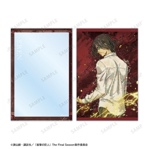 『進撃の巨人』描き下ろし エレン 戦う背中ver. grunge CANVAS アクリルブロック