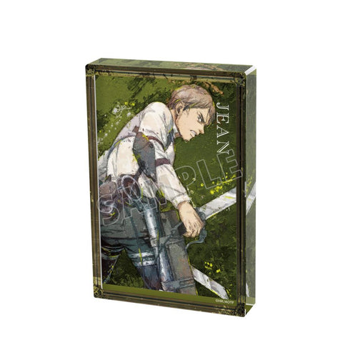 『進撃の巨人』描き下ろし ジャン 戦う背中ver. grunge CANVAS アクリルブロック