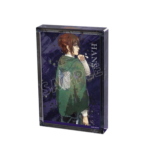 『進撃の巨人』描き下ろし ハンジ 戦う背中ver. grunge CANVAS アクリルブロック