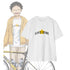『弱虫ペダル LIMIT BREAK』描き下ろし 小野田 坂道 私服×ロードバイクver. 着用Tシャツレディース