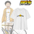 『弱虫ペダル LIMIT BREAK』描き下ろし 小野田 坂道 私服×ロードバイクver. 着用Tシャツレディース
