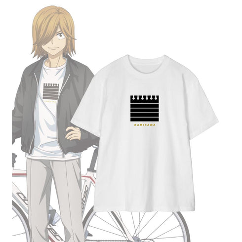 『弱虫ペダル LIMIT BREAK』描き下ろし 青八木 一 私服×ロードバイクver. 着用Tシャツメンズ
