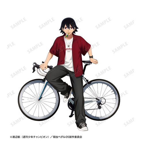 『弱虫ペダル LIMIT BREAK』描き下ろし 新開 悠人 私服×ロードバイクver. 着用Tシャツメンズ