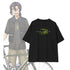 『弱虫ペダル LIMIT BREAK』描き下ろし 手嶋 純太 私服×ロードバイクver. 着用BIGシルエットTシャツユニセックス