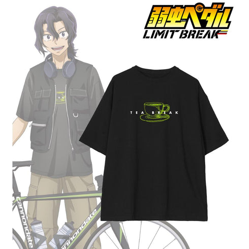 『弱虫ペダル LIMIT BREAK』描き下ろし 手嶋 純太 私服×ロードバイクver. 着用BIGシルエットTシャツユニセックス