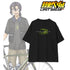 『弱虫ペダル LIMIT BREAK』描き下ろし 手嶋 純太 私服×ロードバイクver. 着用BIGシルエットTシャツユニセックス