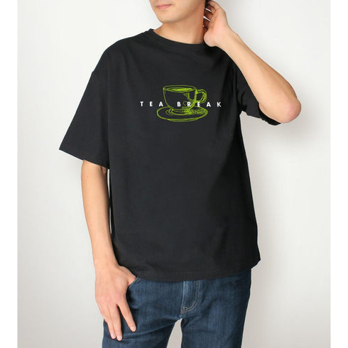 『弱虫ペダル LIMIT BREAK』描き下ろし 手嶋 純太 私服×ロードバイクver. 着用BIGシルエットTシャツユニセックス