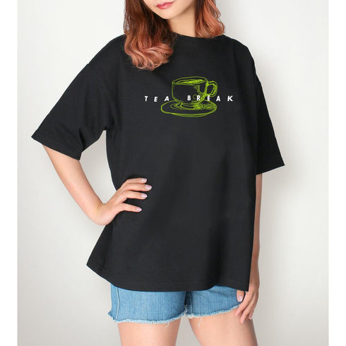 『弱虫ペダル LIMIT BREAK』描き下ろし 手嶋 純太 私服×ロードバイクver. 着用BIGシルエットTシャツユニセックス