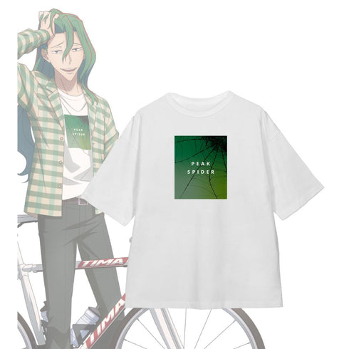 『弱虫ペダル LIMIT BREAK』描き下ろし 巻島 裕介 私服×ロードバイクver. 着用BIGシルエットTシャツユニセックス