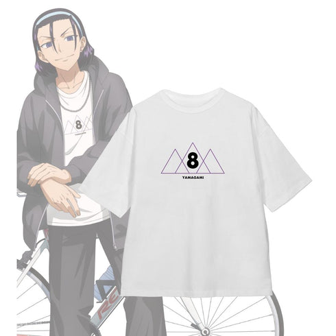 『弱虫ペダル LIMIT BREAK』描き下ろし 東堂 尽八 私服×ロードバイクver. 着用BIGシルエットTシャツユニセックス