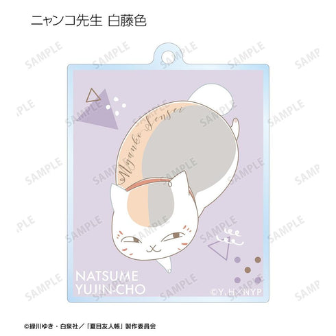 "Natsume's Book of Friends" Trading Nyanko-sensei lette-graph Series 2 Acrylic Keychain (Sold by the box)