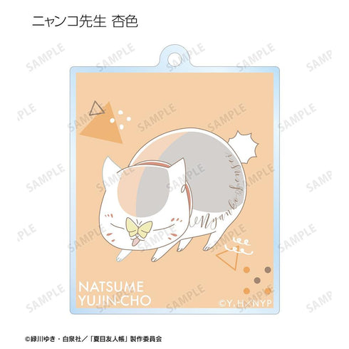 "Natsume's Book of Friends" Trading Nyanko-sensei lette-graph Series 2 Acrylic Keychain (Sold by the box)