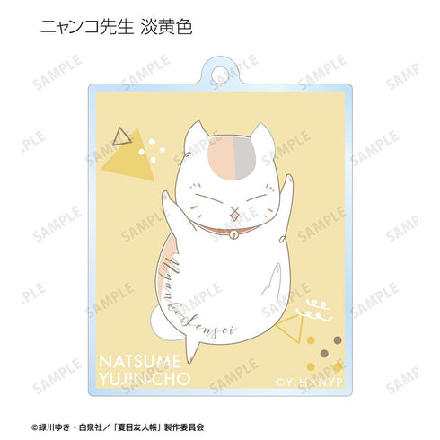 "Natsume's Book of Friends" Trading Nyanko-sensei lette-graph Series 2 Acrylic Keychain (Sold by the box)