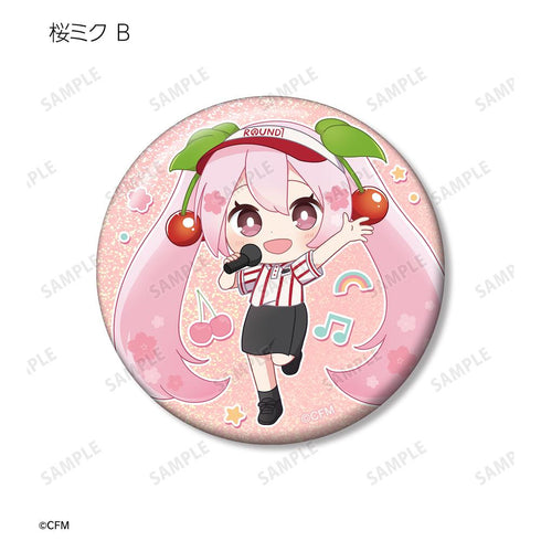 『桜ミク』トレーディング ちびキャラ ホログラム缶バッジ(単位/BOX)