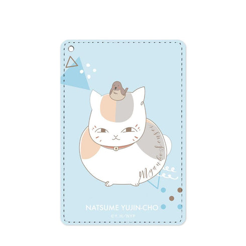 『夏目友人帳』ニャンコ先生 lette-graph 第2弾 1ポケットパスケース 空色