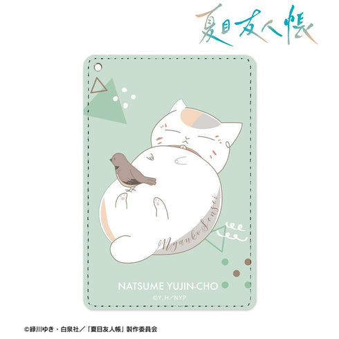 『夏目友人帳』ニャンコ先生 lette-graph 第2弾 1ポケットパスケース 柳染色