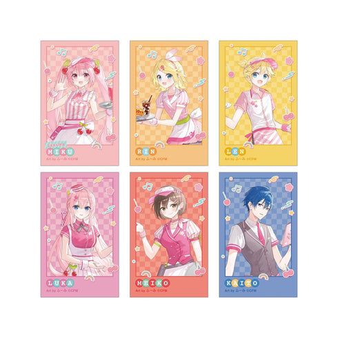 『桜ミク』描き下ろし アメリカンダイナーver. Art by ふーみ イラストカード6枚セット