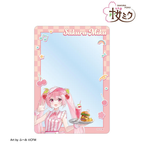 『桜ミク』描き下ろし 桜ミク アメリカンダイナーver. Art by ふーみ B8硬質カードケース