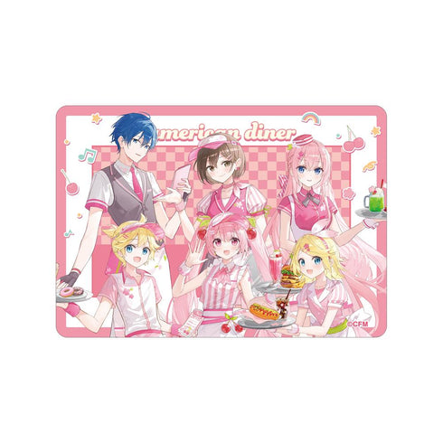 『桜ミク』描き下ろし 集合 アメリカンダイナーver. Art by ふーみ B8硬質カードケース