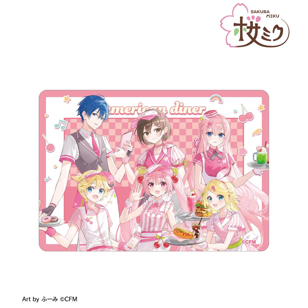 桜ミク』描き下ろし 集合 アメリカンダイナーver. Art by ふーみ