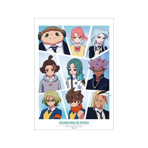 『イナズマイレブン 新たなる英雄たちの序章』集合 A3マット加工ポスター
